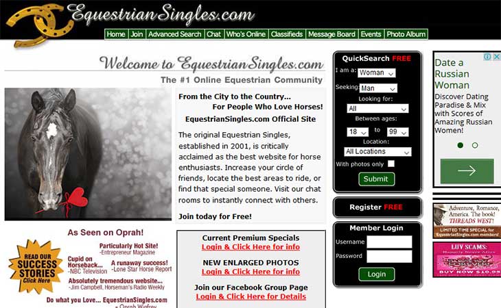 EquestrianSingles Review